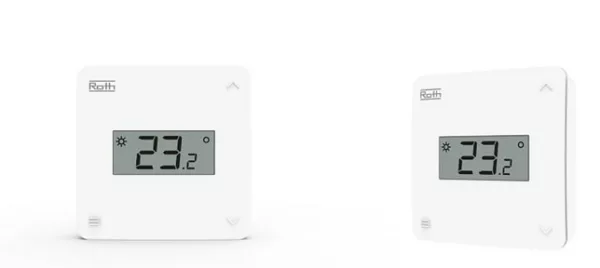 Huonetermostaatti Roth Touchline BL 24V disp/ant.