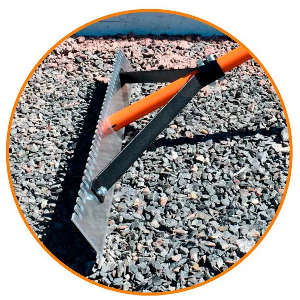 KH-720 shovel/rake, width 720mm, aluminum