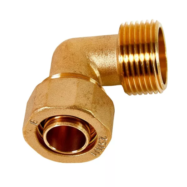 Connector for the supply water pipe, elbow